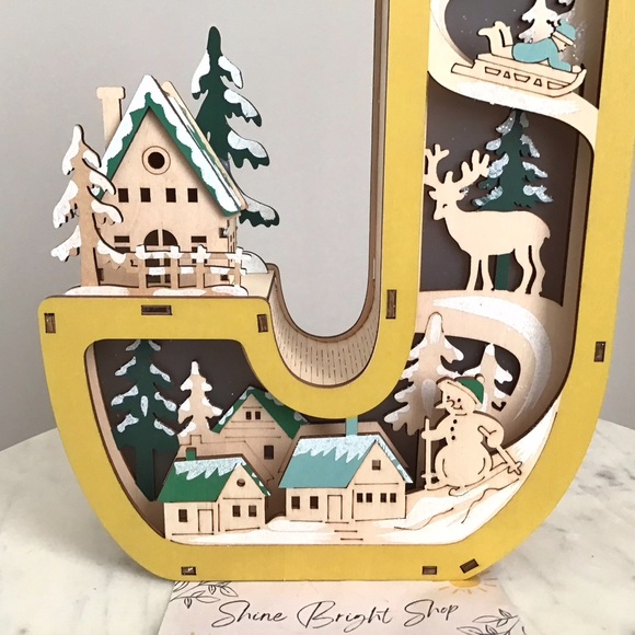 Anthropologie Monogram Letter Decor Display - Thumbnail 3